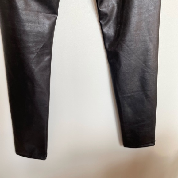 EUC Cloth By Design Buttery Soft Vegan Leather Leggings Black S - Picture 12 of 13